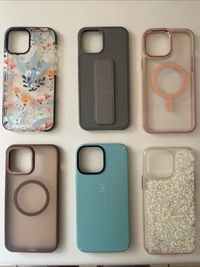 Phone Case Bundle - Floral, Aqua, Rose Gold, Glitter & Matte Styles